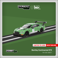 (Pre-Order) 1/64 Tarmac T64-030-18BGT7 Bentley Continental GT3 Blancpain GT Series 2018 Testing Livery