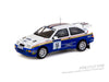 (Pre-Order) 1/64 Tarmac T64-058-89NZR16 Ford Sierra RS Cosworth Rally of New Zealand 1989 Saeed Al-Hajri/ Steve Bond