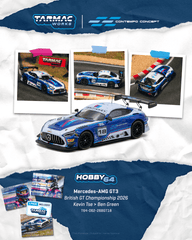 (Pre-Order) 1/64 Tarmac T64-062-26BGT18 Mercedes-AMG GT3 British GT Championship 2026 Kevin Tse/ Ben Green