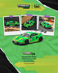 (Pre-Order) 1/64 Tarmac T64-084-25DTM90 Porsche 911 GT3 R DTM Champion 2025 Ayhancan Güven