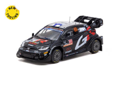 1/64 Tarmac T64-085-24RL69 Toyota GR Yaris Rally1 Hybrid Rally Latvia 2024 Winner Kalle Rovanperä/ Jonne Halttunen