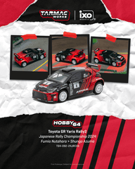 (Pre-Order) 1/64 Tarmac T64-092-24JRC06 Toyota GR Yaris Rally2 Japanese Rally Championship 2024 Fumio Nutahara/ Shungo Azuma