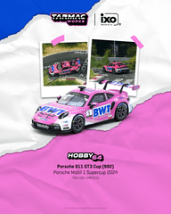 (Pre-Order) 1/64 Tarmac T64-093-24PSC01 Porsche 911 GT3 Cup (992) Porsche Mobil 1 Supercup 2024 Harry King