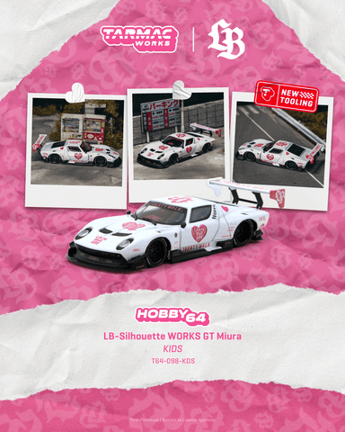 (Pre-Order) 1/64 Tarmac T64-098-KDS LB-Silhouette Works GT Miura KIDS
