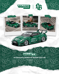 (Pre-Order) 1/64 Tarmac T64-105-EG LB-Silhouette Works GT Nissan 35GT-RR Emerald Green