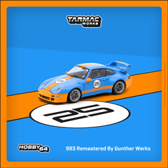 (Pre-Order) 1/64 Tarmac T64-TL054-BO 993 Remastered by Gunther Werks Blue/ Orange