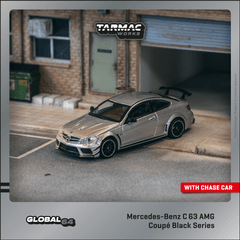 (Pre-Order) 1/64 Tarmac T64G-009-SL Mercedes-Benz C 63 AMG Coupé Black Series Silver Metallic