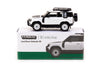 1/64 Tarmac T64G-019-WH Land Rover Defender 90 White Metallic Lamley Special Edition