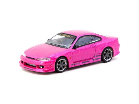 1/64 Tarmac T64G-023-PI Vertex Nissan Silvia (S15) Pink Metallic