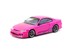 1/64 Tarmac T64G-023-PI Vertex Nissan Silvia (S15) Pink Metallic