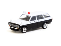 1/64 Tarmac T64G-026-PC Datsun Bluebird 510 Wagon Japan Police Car