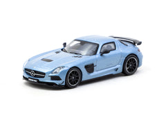 1/64 Tarmac T64G-027-MB Mercedes-Benz SLS AMG Coupé Black Series Matte Blue