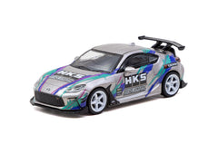 1/64 Tarmac T64G-038-GY HKS Toyota GR86 Grey