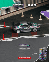 (Pre-Order) 1/64 Tarmac T64G-038-GY HKS Toyota GR86 Grey