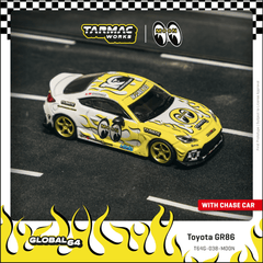 (Pre-Order) 1/64 Tarmac T64G-038-MOON Toyota GR86 Mooneyes