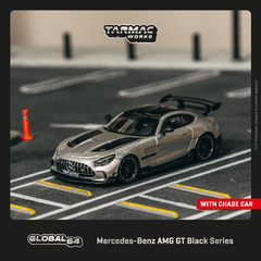(Pre-Order) 1/64 Tarmac T64G-042-SL Mercedes-Benz AMG GT Black Series Silver Metallic