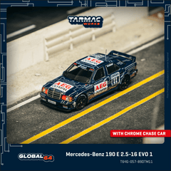 (Pre-Order) 1/64 Tarmac T64G-057-89DTM11 Mercedes-Benz 190 E 2.5-16 Evo 1 DTM 1989 Dany Snobeck