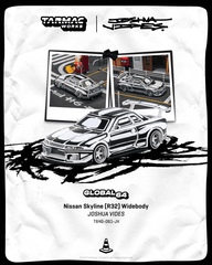 (Pre-Order) 1/64 Tarmac T64G-061-JV Nissan Skyline (R32) Widebody Designed by Joshua Vides