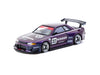 1/64 Tarmac T64G-061-MP Nissan Skyline (R32) Widebody Midnight Purple