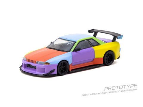 (Pre-Order) 1/64 Tarmac T64G-061-SEAN Nissan Skyline (R32) Widebody Sean Wotherspoon