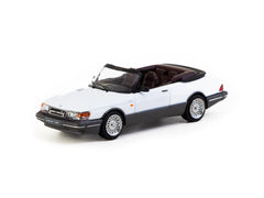 1/64 Tarmac T64G-067-WH Saab 900 Turbo Convertible White
