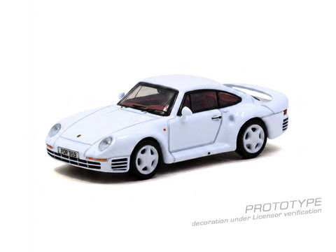 (Pre-Order) 1/64 Tarmac T64G-068-WH Porsche 959 White