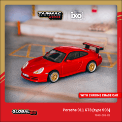 (Pre-Order) 1/64 Tarmac T64G-069-RE Porsche 911 GT3 (Type 996) Red