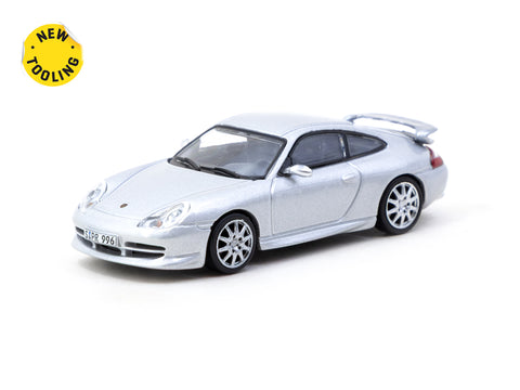 1/64 Tarmac T64G-069-SL Porsche 911 GT3 (Type 996) Silver