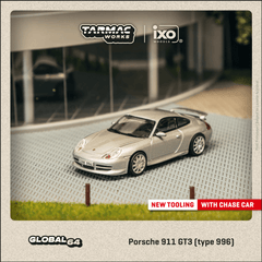 (Pre-Order) 1/64 Tarmac T64G-069-SL Porsche 911 GT3 (Type 996) Silver