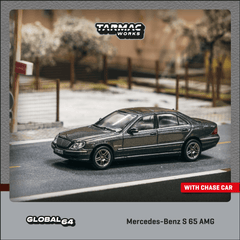 (Pre-Order) 1/64 Tarmac T64G-072-GY Mercedes-Benz S 65 AMG Tectite Grey Metallic
