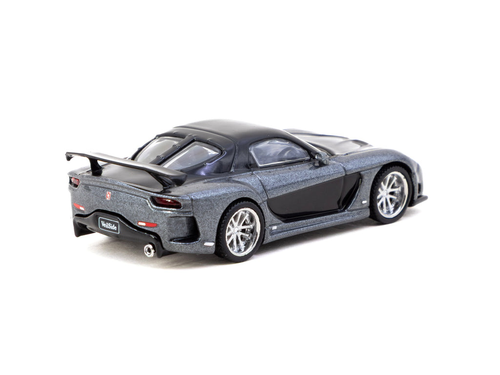 1/64 Tarmac T64G-075-GY Mazda RX-7 VeilSide Fortune7 Grey Metallic