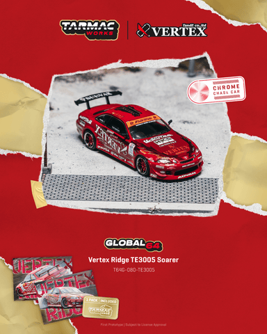(Pre-Order) 1/64 Tarmac T64G-080-TE3005 Vertex Ridge TE3005 Soarer