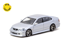 1/64 Tarmac T64G-081-SL Vertex Toyota Aristo JZS161 Silver