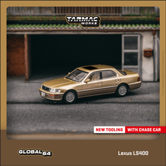 (Pre-Order) 1/64 Tarmac T64G-082-GO Lexus LS400 Champagne Beige Metallic