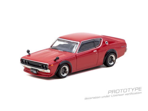 (Pre-Order) 1/64 Tarmac T64G-087-RE Nissan Skyline 2000GT-R (KPGC110) Red