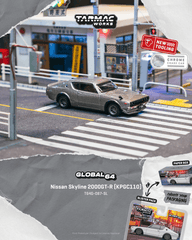 (Pre-Order) 1/64 Tarmac T64G-087-SL Nissan Skyline 2000GT-R (KPGC110) Silver