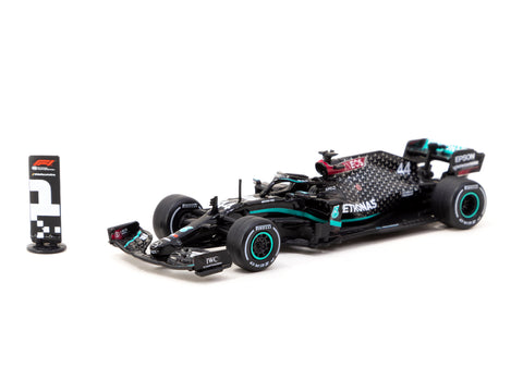 1/64 Tarmac T64G-F036-LH4 Mercedes-AMG F1 W11 EQ Performance British Grand Prix 2020 Winner Lewis Hamilton