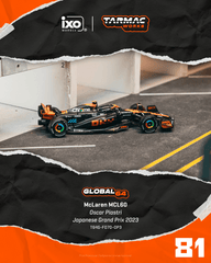 (Pre-Order) 1/64 Tarmac T64G-F070-OP3 McLaren MCL60 Japanese Grand Prix 2023 Oscar Piastri