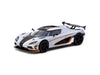 1/64 Tarmac T64G-TL005-MS Koenigsegg Agera RS Moon Silver/ Black