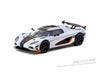 (Pre-Order) 1/64 Tarmac T64G-TL005-MS Koenigsegg Agera RS Moon Silver/ Black