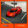 (Pre-Order) 1/64 Tarmac T64G-TL017-OR Koenigsegg Regera Orange Metallic/ Black Stripes