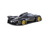 1/64 Tarmac T64G-TL035-MBCF Pagani Huayra R Matt Black Carbon Fiber