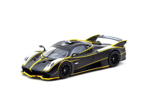 1/64 Tarmac T64G-TL035-MBS Pagani Huayra R Matt Black/ Silver