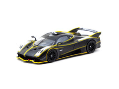 1/64 Tarmac T64G-TL035-MBS Pagani Huayra R Matt Black/ Silver