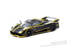 (Pre-Order) 1/64 Tarmac T64G-TL035-MBS Pagani Huayra R Matt Black/ Silver