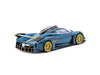 1/64 Tarmac T64G-TL035-TCF Pagani Huayra R Turquoise Carbon Fiber