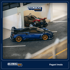 (Pre-Order) 1/64 Tarmac T64G-TL046-BL Pagani Imola Blu Argentina