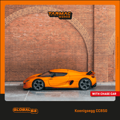 (Pre-Order) 1/64 Tarmac T64G-TL051-OR Koenigsegg CC850 Orange