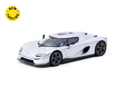 1/64 Tarmac T64G-TL051-SL Koenigsegg CC850 Silver