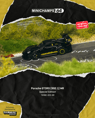 (Pre-Order) 1/64 Tarmac T64MC-023-BR Porsche GT3RS (992.1) MR Black Yellow Tarmac Special Edition